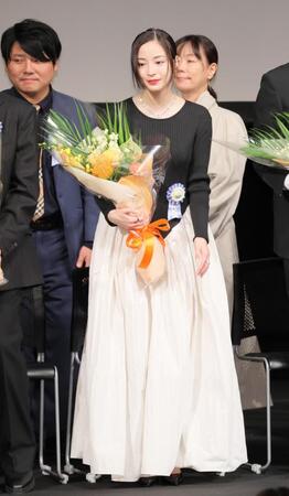 　最優秀女優賞を受賞した広瀬すず（撮影・吉澤敬太）