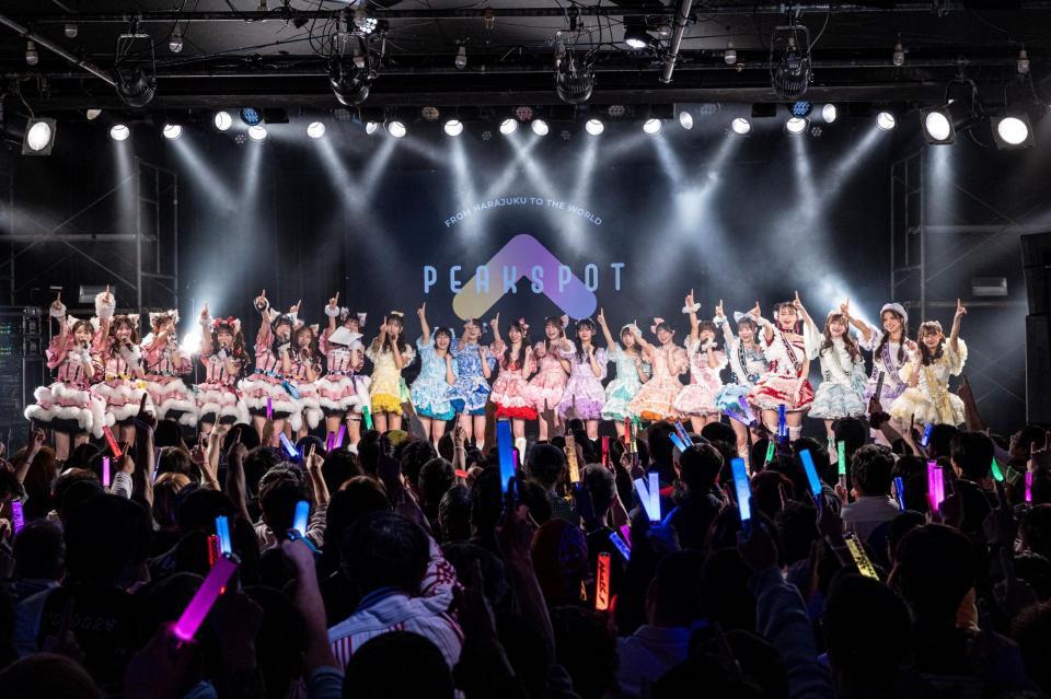 　イベントに出演したｆａｖ　ｍｅ、ｌｏｇ　ｙｏｕ、Ｔｏｉ　Ｔｏｉ　Ｔｏｉメンバー一同（撮影：河邉有実莉）