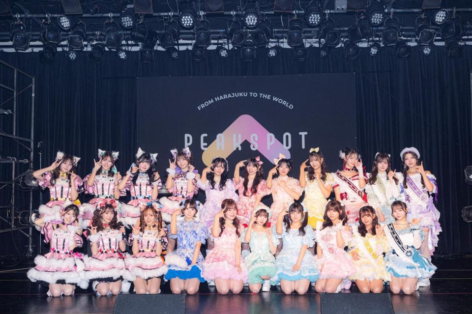 　イベントに出演したｆａｖ　ｍｅ、ｌｏｇ　ｙｏｕ、　Ｔｏｉ　Ｔｏｉ　Ｔｏｉメンバー一同（撮影：河邉有実莉）