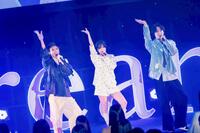 　Ｄｒｅａｍ５として１日限りの復活イベントを行った（左から）日比美思、大原優乃、高野洸