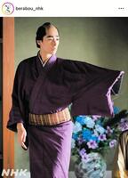 　久々登場の門之助。大河ドラマ「べらぼう～蔦重栄華乃夢噺～」のインスタグラム＠ｂｅｒａｂｏｕ＿ｎｈｋより