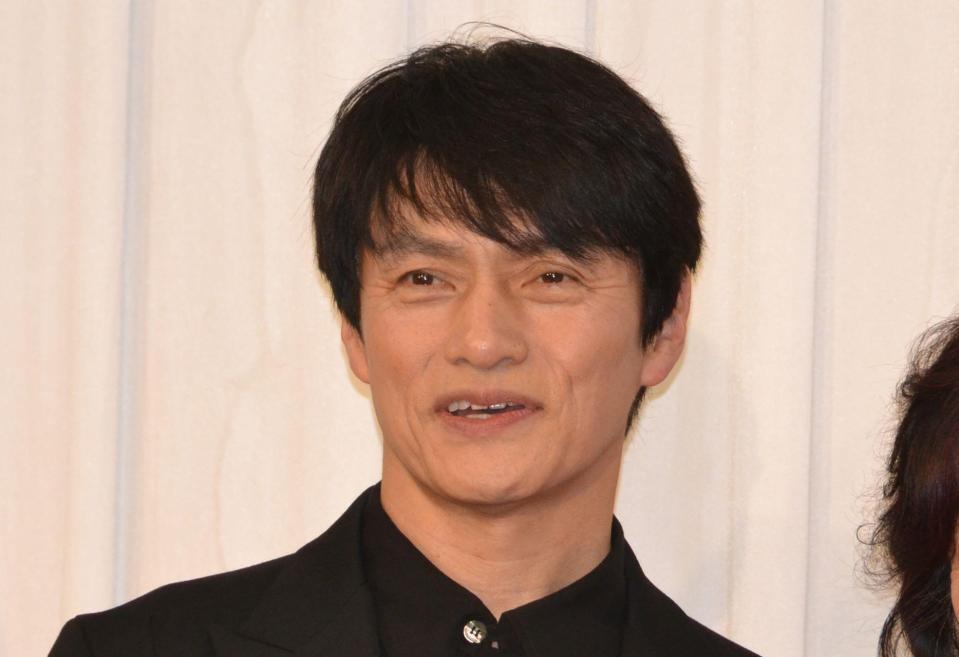 　舞台「わが歌ブギウギ－笠置シヅ子物語－」の取材会に登場した松村雄基