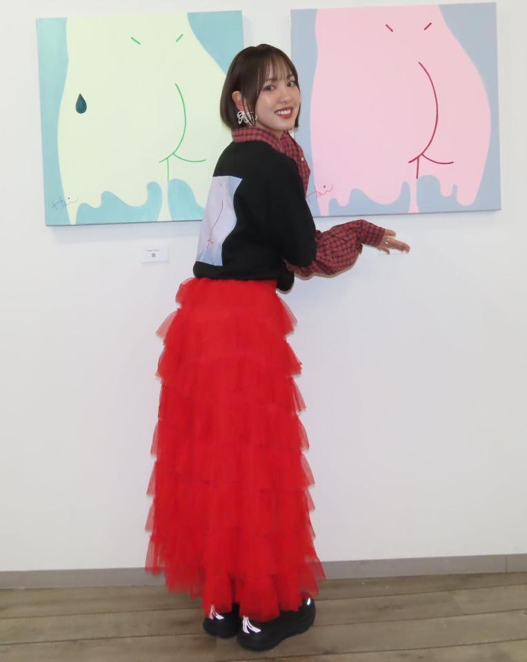 　「おしりの絵」個展を開催する飯窪春菜