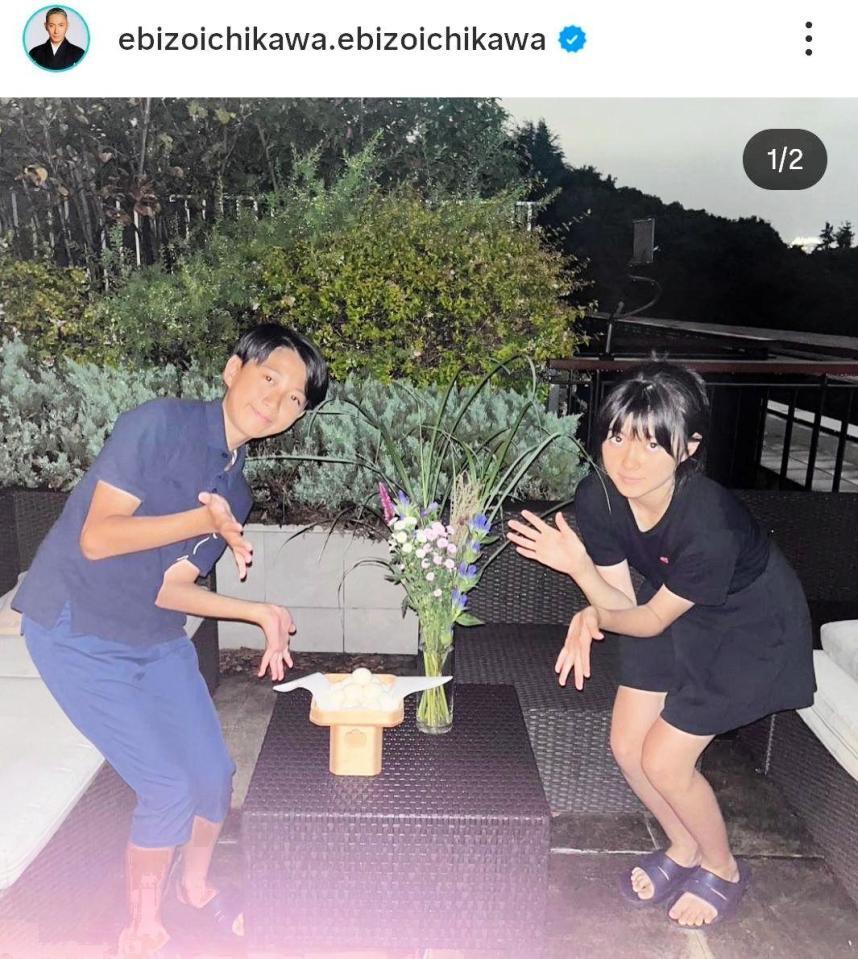 　市川團十郎のインスタグラム＠ｅｂｉｚｏｉｃｈｉｋａｗａ．ｅｂｉｚｏｉｃｈｉｋａｗａ（１０月６日付）より