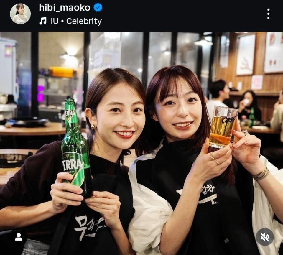 　日比麻音子アナウンサーのインスタグラム＠ｈｉｂｉ＿ｍａｏｋｏから