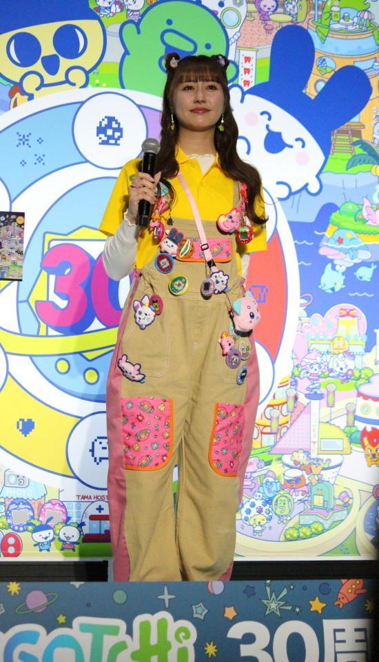 　発表会に登壇したももいろクローバーＺ・佐々木彩夏