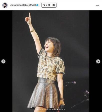 森高千里インスタグラム＠ｃｈｉｓａｔｏｍｏｒｉｔａｋａ＿ｏｆｆｉｃｉａｌから
