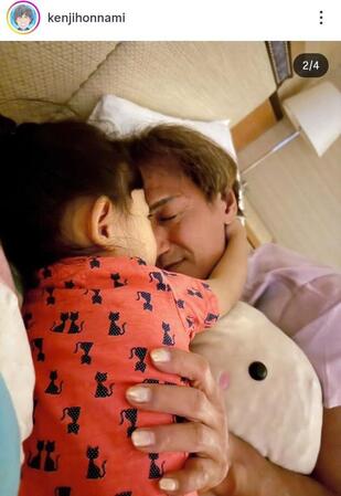 　本並健治のインスタグラム＠ｋｅｎｊｉｈｏｎｎａｍｉ（９月２３日付）より