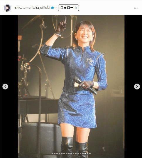 森高千里インスタグラム＠ｃｈｉｓａｔｏｍｏｒｉｔａｋａ＿ｏｆｆｉｃｉａｌから