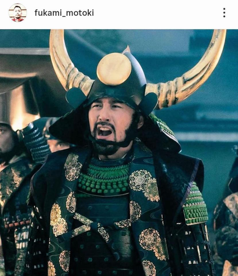 「どうする家康」で福島正則役。深水元基のインスタグラム＠ｆｕｋａｍｉ＿ｍｏｔｏｋｉより