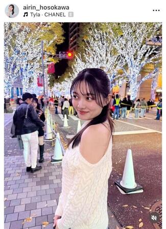 　細川愛倫のインスタグラム＠ａｉｒｉｎ＿ｈｏｓｏｋａｗａから