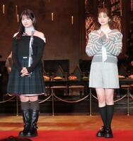　メイキング・オブ・ハリー・ポッター　スタジオツアー東京　アンバサダーお披露目イベントに登壇した（左から）吉川愛、桜田ひより