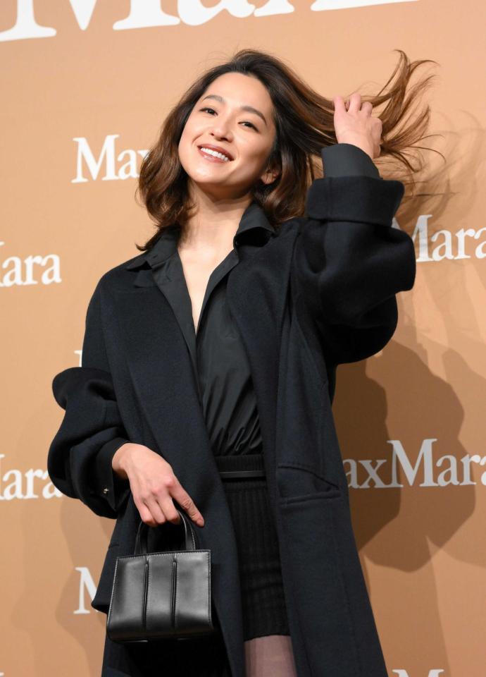 　ＭａｘＭａｒａのイベントに登場した中村アン（撮影・伊藤笙子）