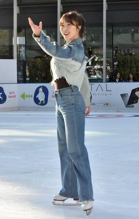 　華麗なスケーティングを披露した本田望結