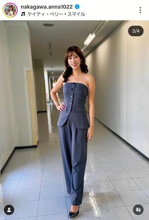 　中川安奈のインスタグラム＠ｎａｋａｇａｗａ．ａｎｎａ１０２２より 