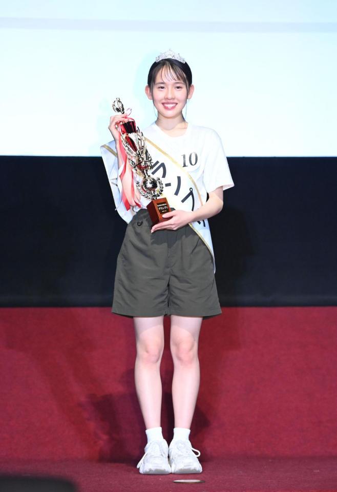 　グランプリに輝いた富居玲衣さん（撮影・開出牧）