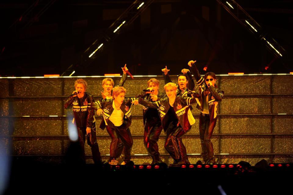 　ＢＡＬＬＩＳＴＩＫ　ＢＯＹＺ（左から）日高竜太、深堀未来、奥田力也、海沼流星、松井利樹、砂田将宏、加納嘉将