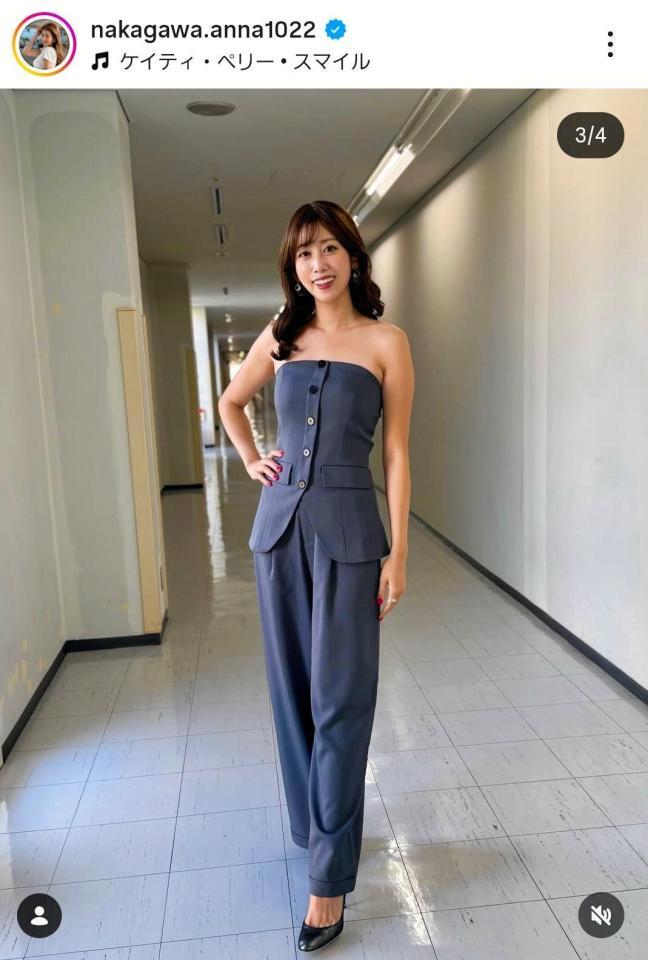 　中川安奈のインスタグラム＠ｎａｋａｇａｗａ．ａｎｎａ１０２２より 