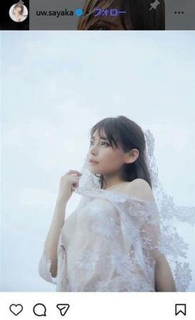 　似鳥沙也加のインスタグラム＠ｕｗ．ｓａｙａｋａより
