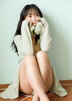 　初の写真集「ほのほの」を出版した橋田歩果（撮影：市川秀明）