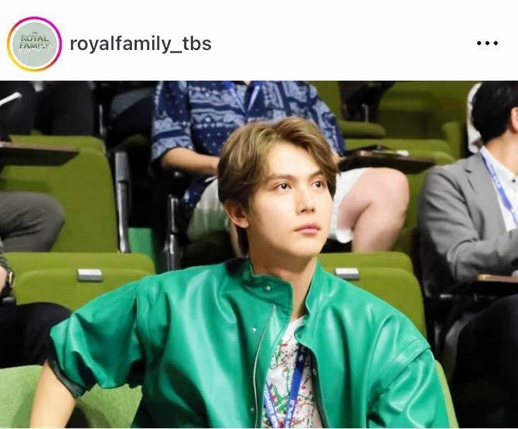 　まさかライバルだった中川大志。ザ・ロイヤルファミリーのインスタグラム＠ｒｏｙａｌｆａｍｉｌｙ＿ｔｂｓより 