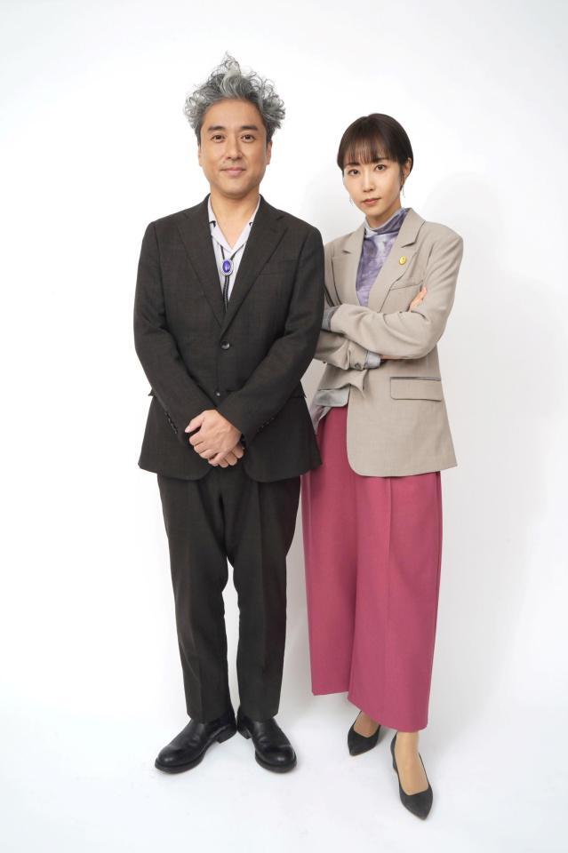 　新たにバディを組むムロツヨシ（左）と木南晴夏