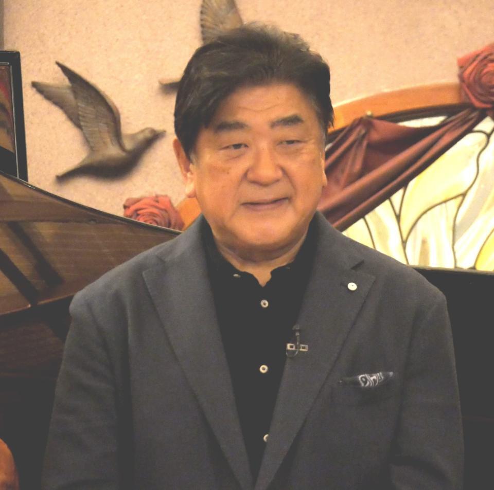 　取材会に出席した佐渡裕氏