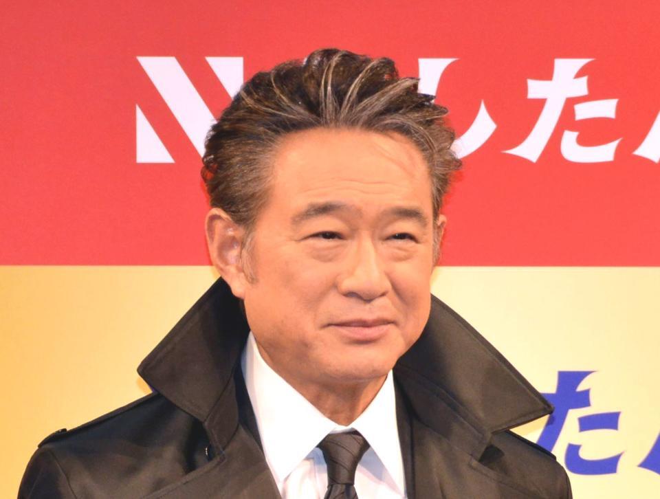 　「にしたんクリニック」新ＣＭ発表会に登場した船越英一郎