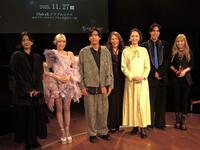 　参加した（左から）烏兎－ｕｔｏ－・ベイ佐藤、ＣｉＯＮ・栞音、Ｋ、ＬｉＬｉＣｏ、Ｍｓ．ＯＯＪＡ、ＭＡＴＳＵＲＩ・柳田優樹、ＭＡＳＫ　ＯＦ　ＧＯＤＤＥＳＳ・Ａｓａｍｉ