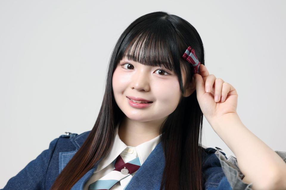 　ＡＫＢ４８・大賀彩姫（撮影・金田祐二）