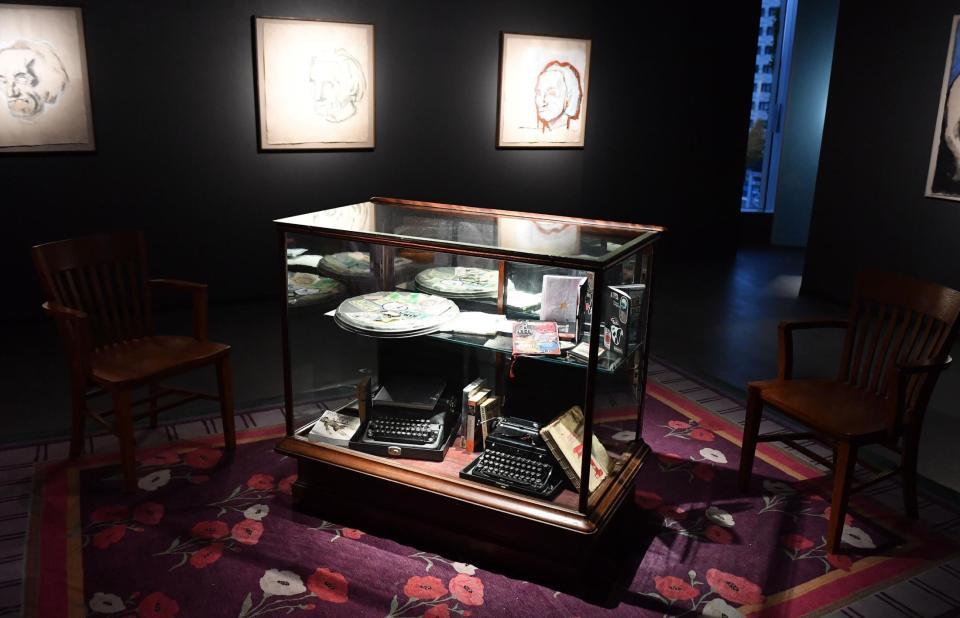 　ジョニー・デップ没入型アート展に展示された作品（撮影・開出牧）