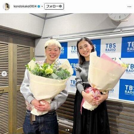 　近藤夏子アナのインスタグラム＠ｋｏｎｄｏｋａｋｏ０８０４から