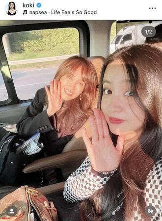 Ｋｏｋｉ，のインスタグラム＠ｋｏｋｉより