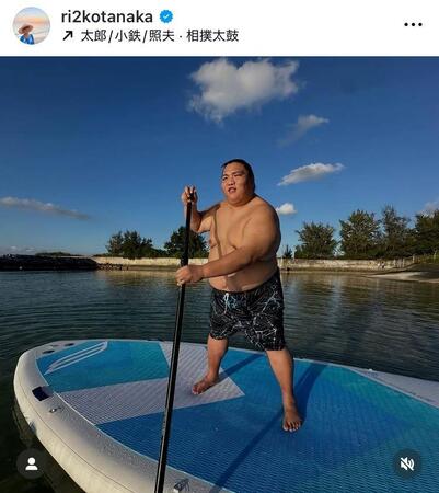 　田中律子インスタグラム（ｒｉ２ｋｏｔａｎａｋａ）より