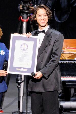 　ギネス世界記録に認定された角野隼斗