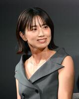 　ライフスタイルについて語った東原亜希（撮影・堀内翔）