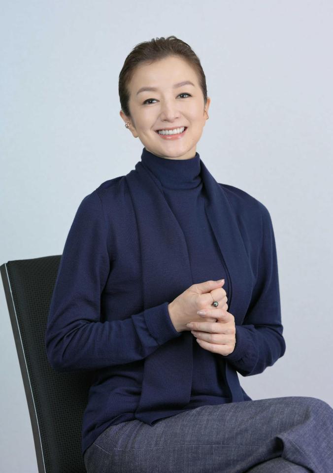 　映画「栄光のバックホーム」で横田慎太郎さんの母・まなみ役を演じた鈴木京香（撮影・伊藤笙子）