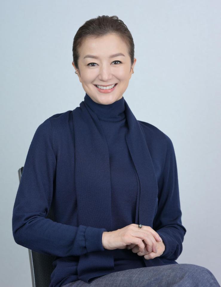 　映画「栄光のバックホーム」で横田慎太郎さんの母・まなみ役を演じた鈴木京香（撮影・伊藤笙子）