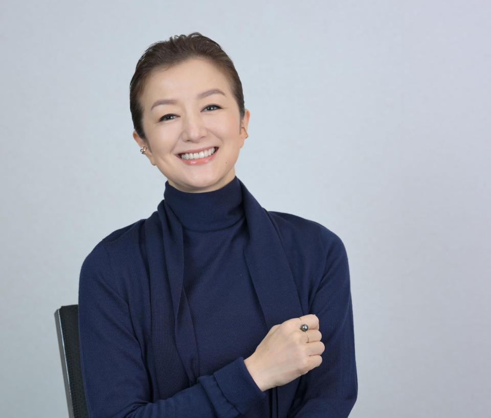 　映画「栄光のバックホーム」で横田慎太郎さんの母・まなみ役を演じた鈴木京香（撮影・伊藤笙子）