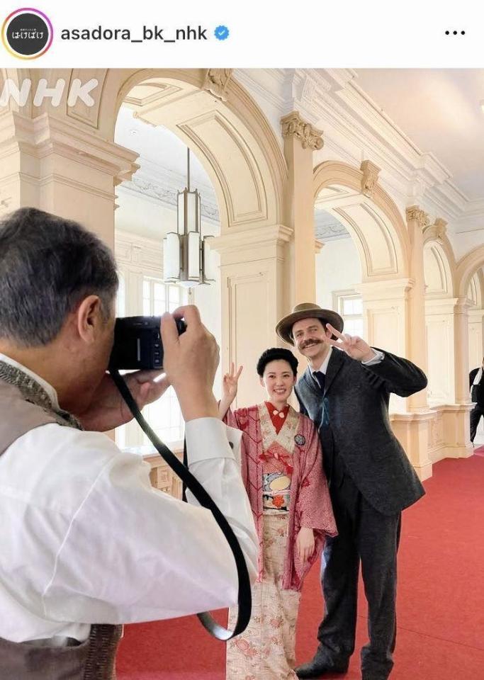 「ばけばけ」公式インスタグラム＠ａｓａｄｏｒａ＿ｂｋ＿ｎｈｋより 