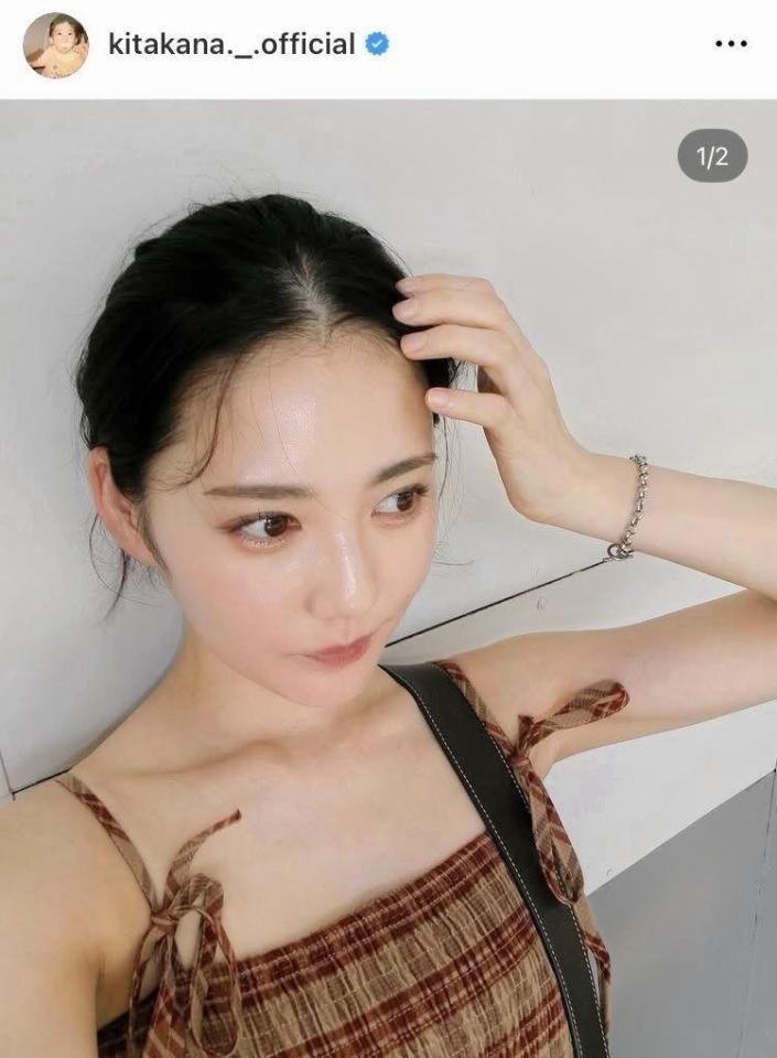 北香那のインスタグラム＠ｋｉｔａｋａｎａ．＿．ｏｆｆｉｃｉａｌより 