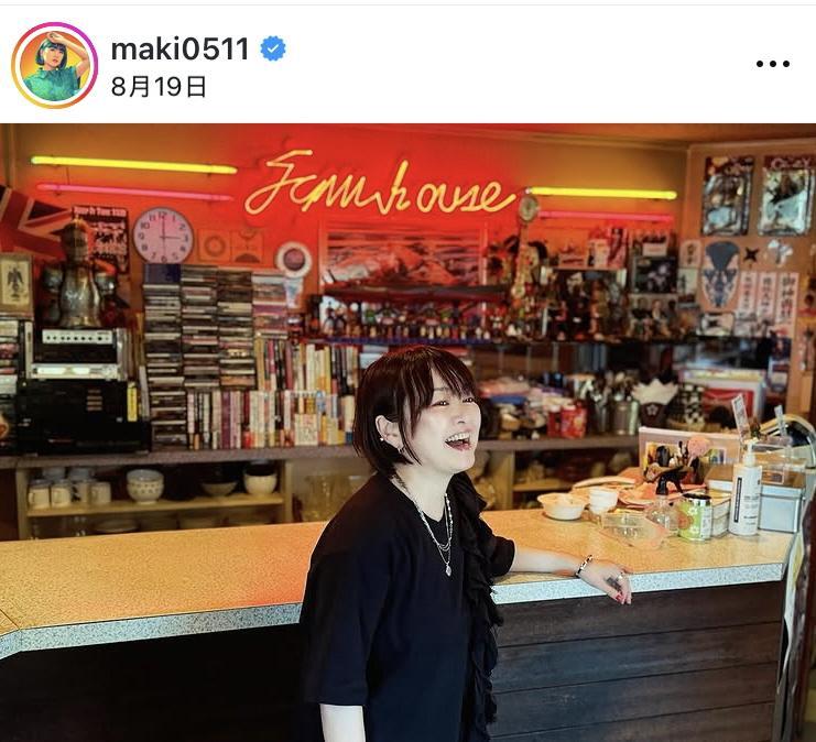 大槻マキのインスタグラム＠ｍａｋｉ０５１１より