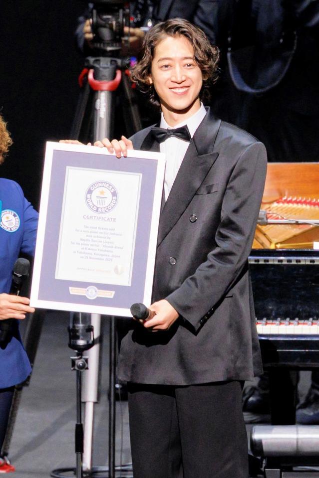 　ギネス世界記録に認定された角野隼斗