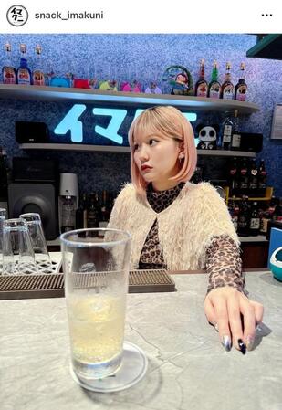 どこかに伏線か？「お姉ちゃん」が激写した写真。スナック　イマクニのインスタグラム＠ｓｎａｃｋ＿ｉｍａｋｕｎｉより