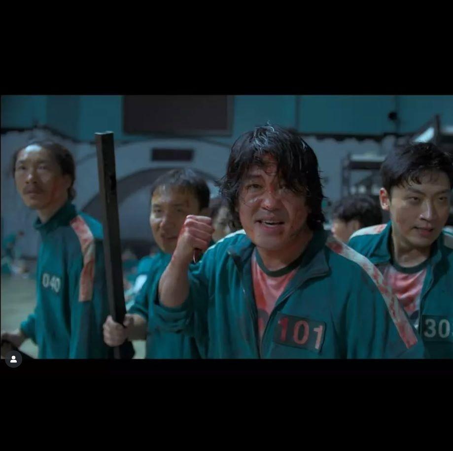 　ホ・ソンテの公式インスタグラム＠ｈｅｏｓｕｎｇｔａｅより　ホ・ソンテは「イカゲーム１」で知名度が急上昇した