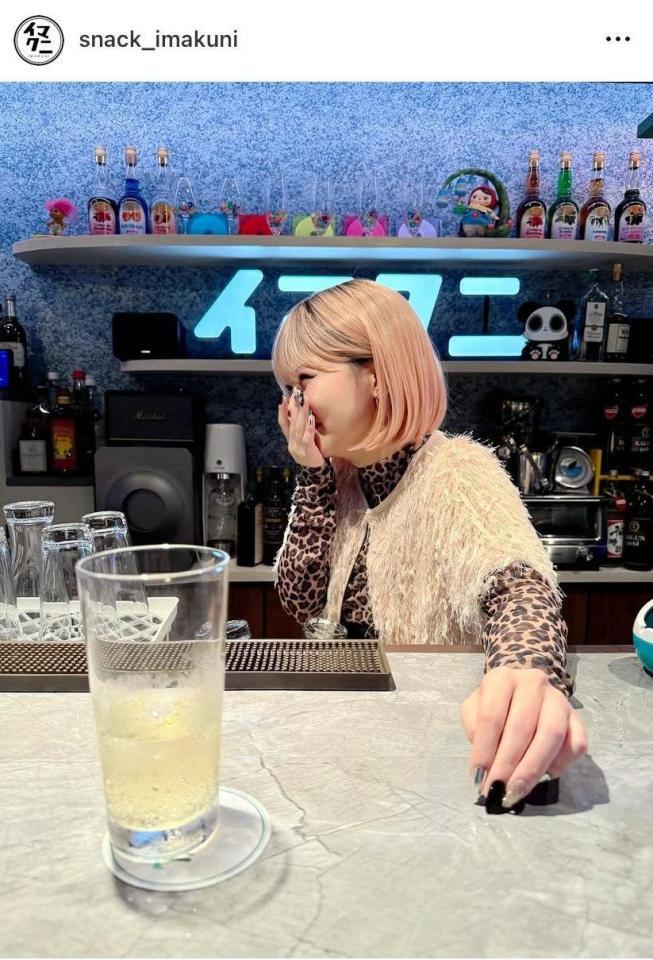 どこかに伏線か？「お姉ちゃん」が激写した写真。スナック　イマクニのインスタグラム＠ｓｎａｃｋ＿ｉｍａｋｕｎｉより