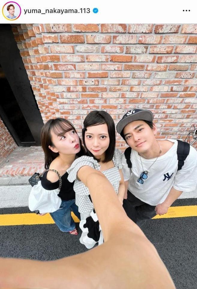 美男美女♡芸能人きょうだいの豪華３ショット。中山優馬のインスタグラム＠ｙｕｍａ＿ｎａｋａｙａｍａ．１１３より