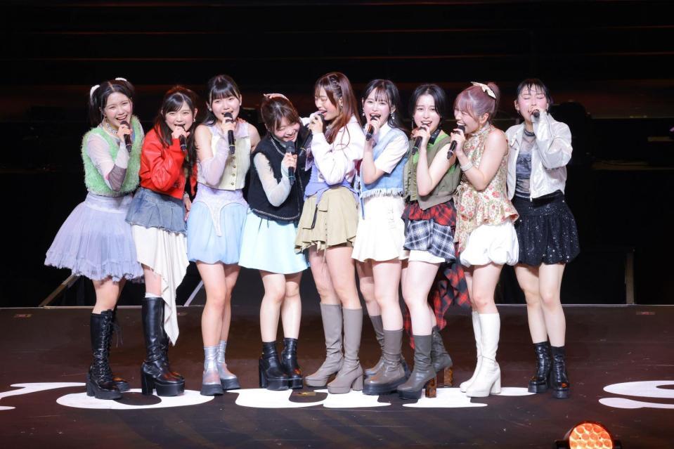 　秋ツアー千秋楽公演を行ったアンジュルム