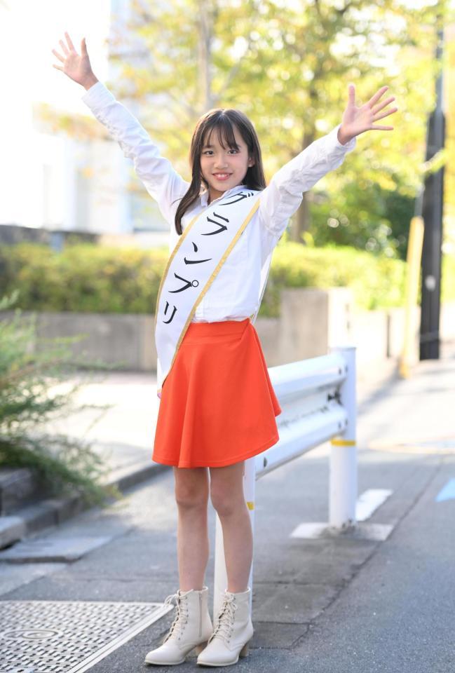 　２０２５年「なつキミプロジェクト２０２５」初代グランプリの横須賀京香（撮影・堀内翔）