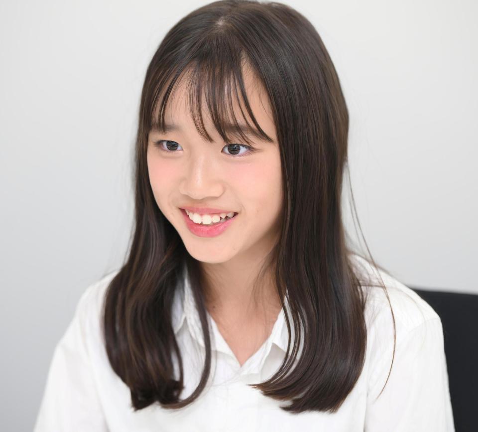 　今後の抱負を語る横須賀京香（撮影・堀内翔）